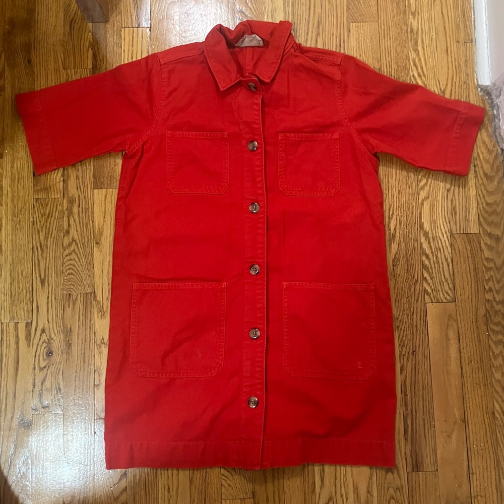 Everlane Chore Mini Dress - Picture 2 of 5